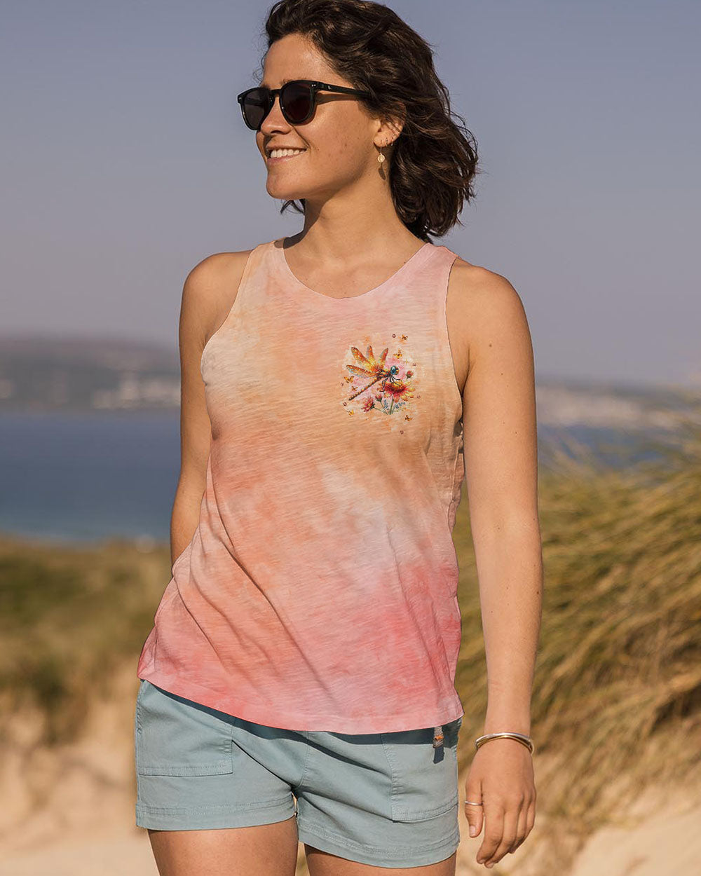 JUST BREATHE DRAGONFLY ALL OVER PRINT - TLNT1409241
