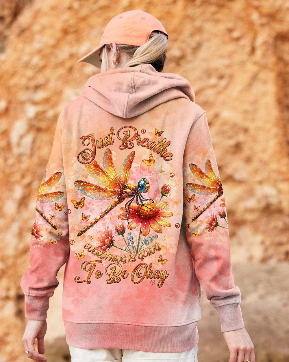JUST BREATHE DRAGONFLY ALL OVER PRINT - TLNT1409241
