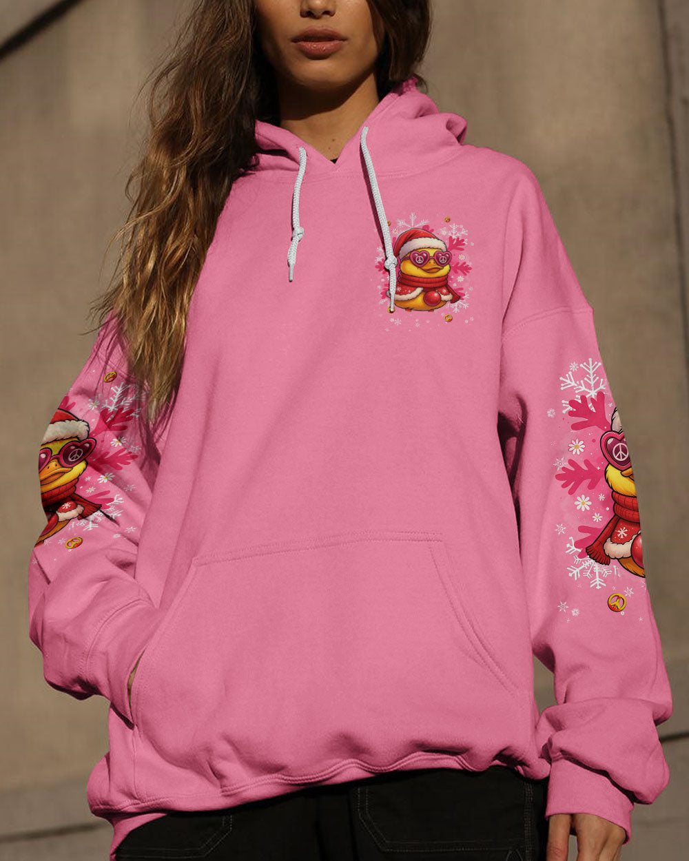 DON'T STOP BELIEVING DUCK CHRISTMAS ALL OVER PRINT - TLNT1410251