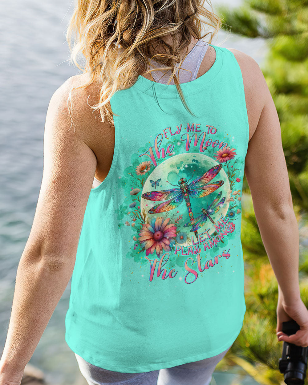 FLY ME TO THE MOON DRAGONFLY ALL OVER PRINT - TLNT1412233