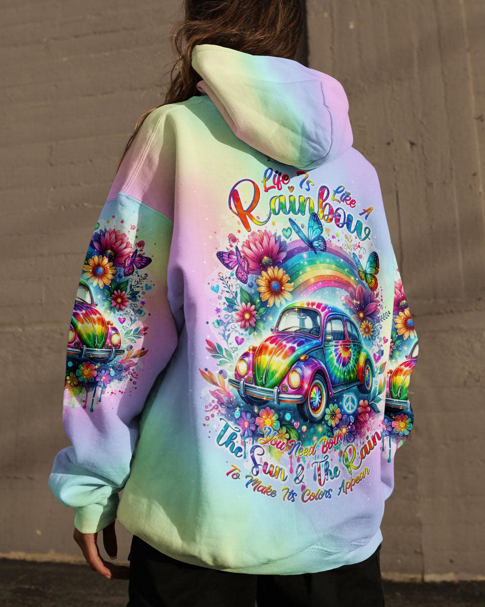 LIFE IS LIKE A RAINBOW ALL OVER PRINT - TLNT1502242
