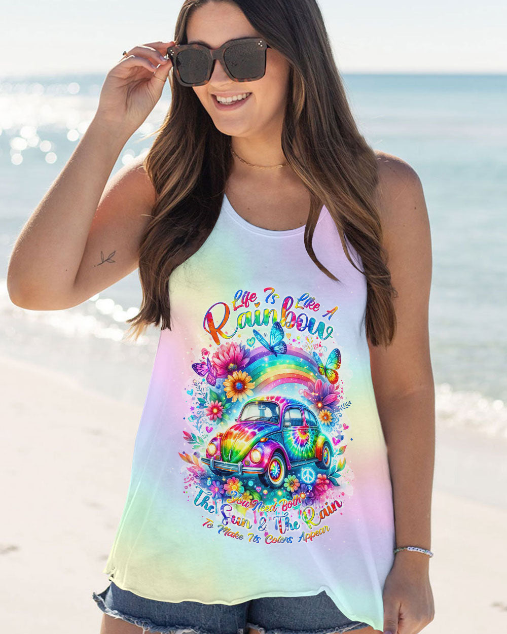 LIFE IS LIKE A RAINBOW ALL OVER PRINT - TLNT1502242