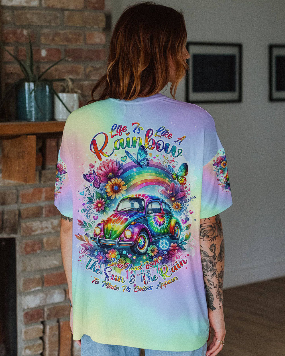 LIFE IS LIKE A RAINBOW ALL OVER PRINT - TLNT1502242