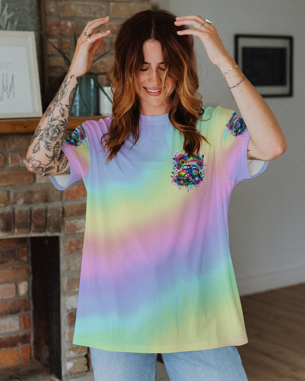 LIFE IS LIKE A RAINBOW ALL OVER PRINT - TLNT1502242