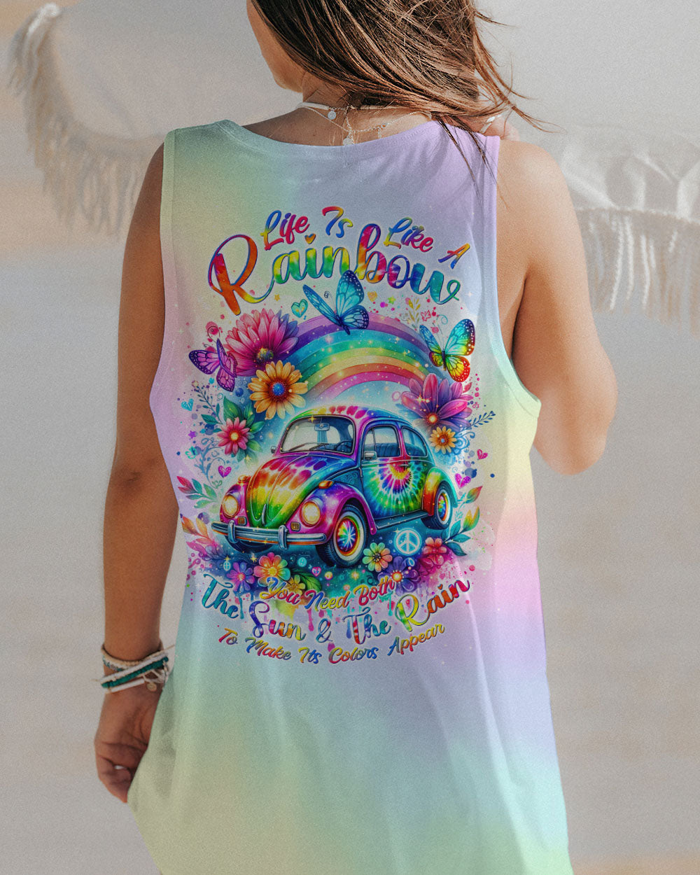 LIFE IS LIKE A RAINBOW ALL OVER PRINT - TLNT1502242