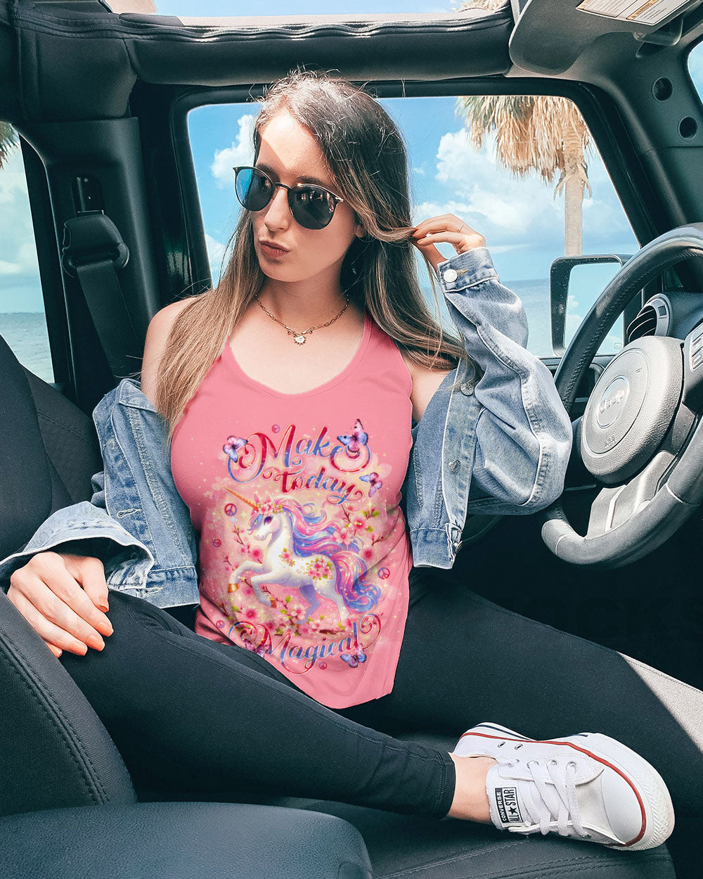 MAKE TODAY MAGICAL UNICORN ALL OVER PRINT - TLNT1504243