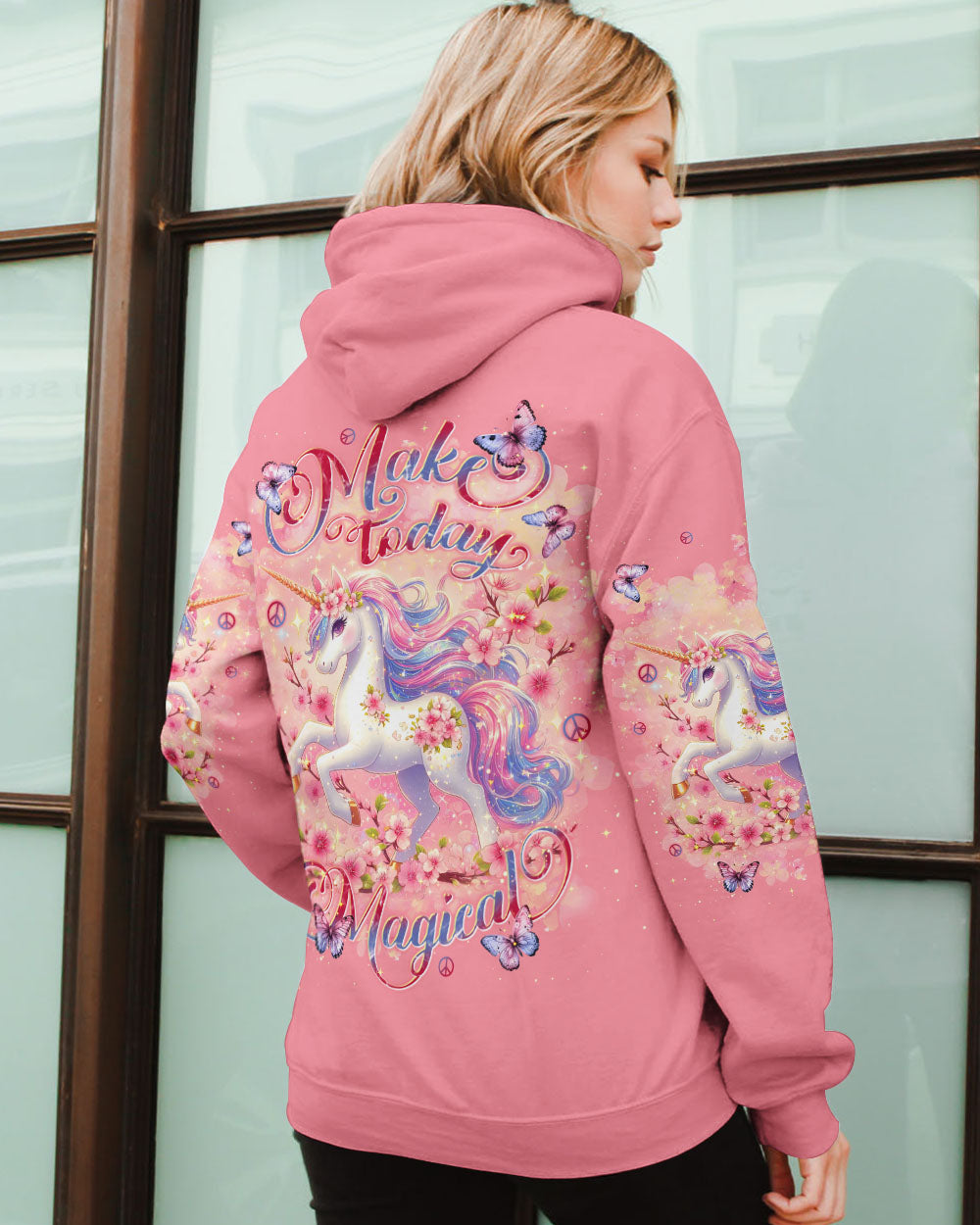 MAKE TODAY MAGICAL UNICORN ALL OVER PRINT - TLNT1504243