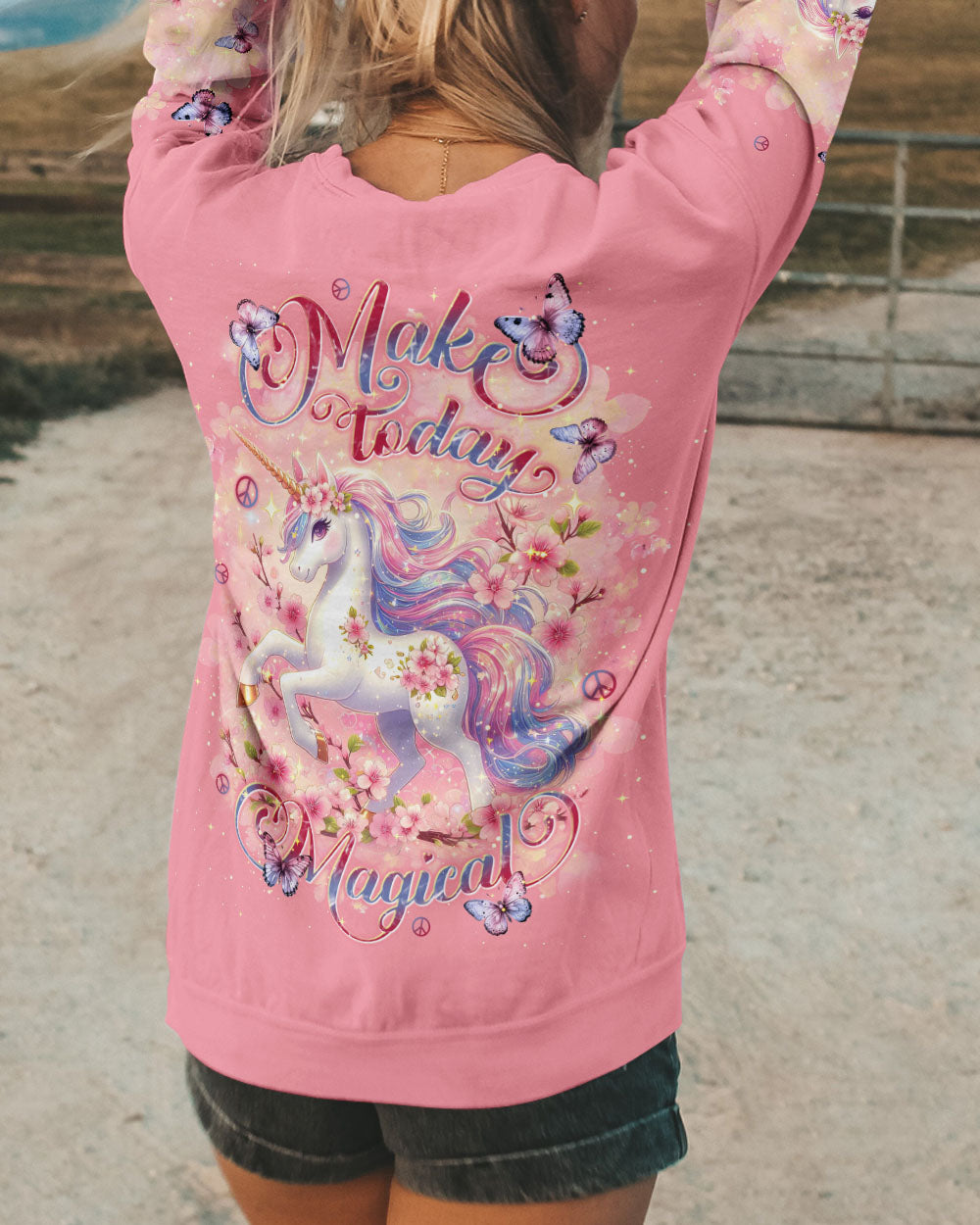 MAKE TODAY MAGICAL UNICORN ALL OVER PRINT - TLNT1504243
