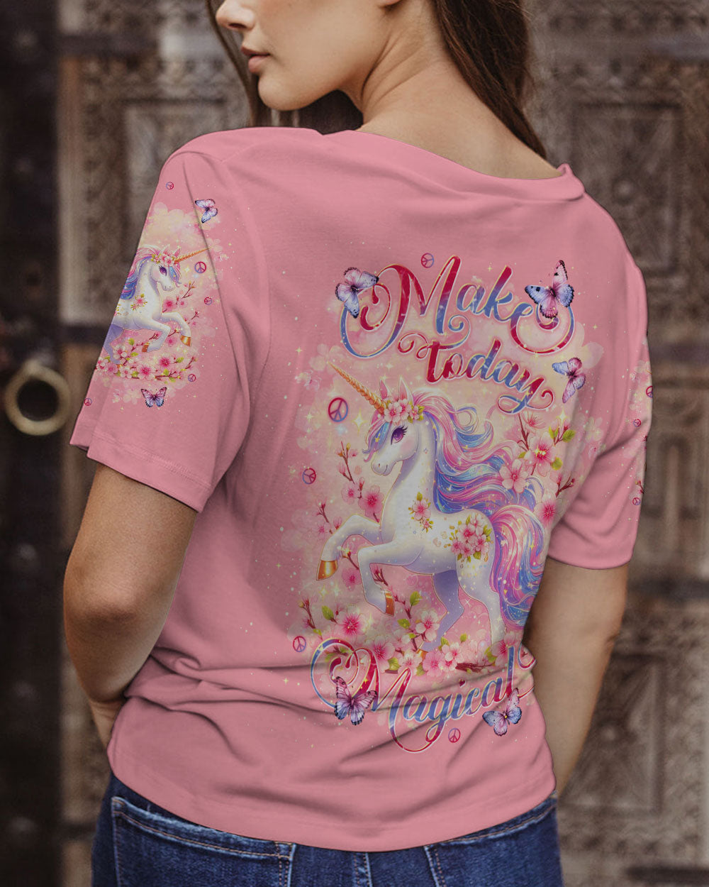 MAKE TODAY MAGICAL UNICORN ALL OVER PRINT - TLNT1504243