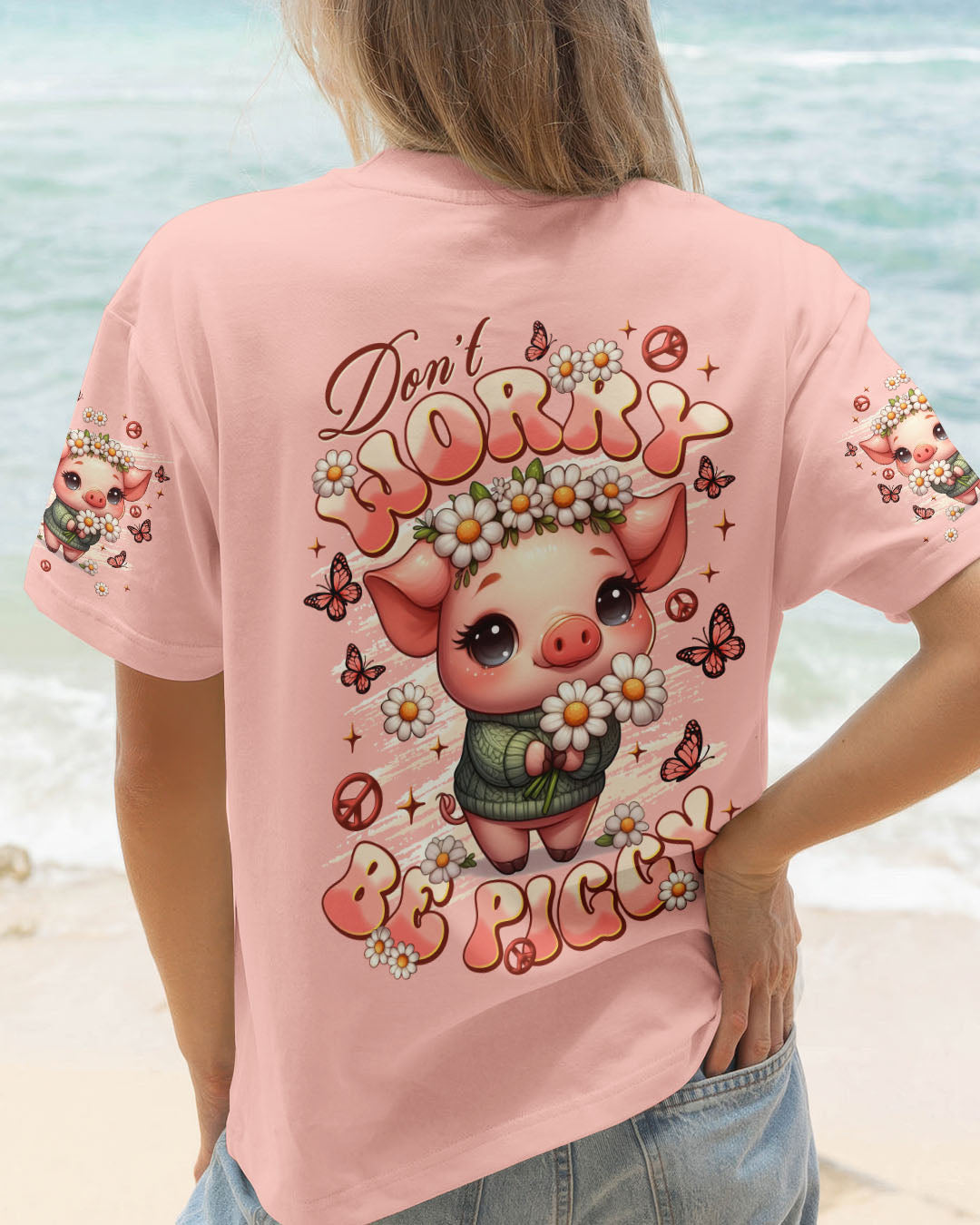 DON'T WORRY BE PIGGY PIG ALL OVER PRINT - TLNT1507254