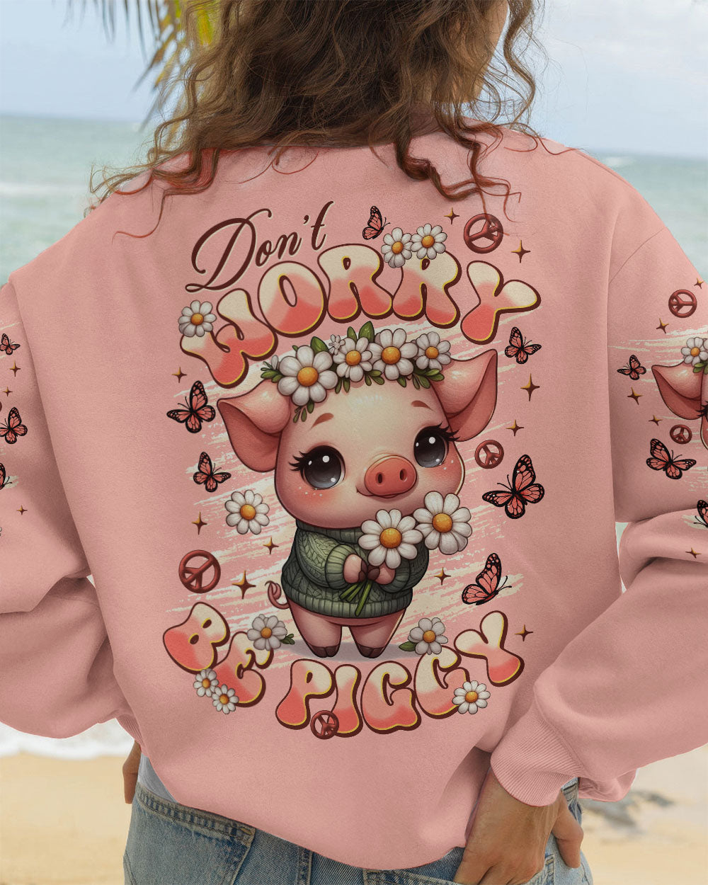 DON'T WORRY BE PIGGY PIG ALL OVER PRINT - TLNT1507254