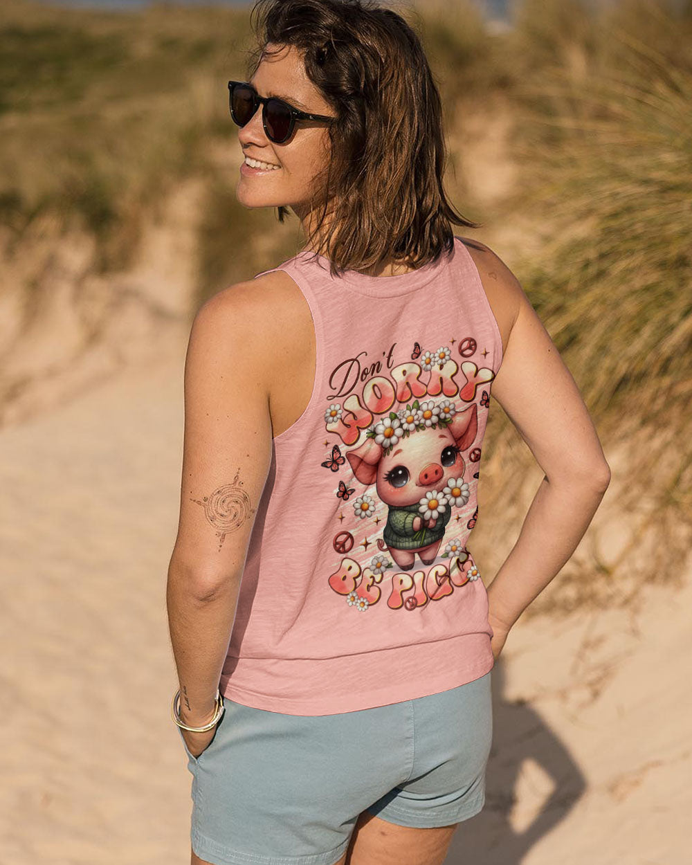 DON'T WORRY BE PIGGY PIG ALL OVER PRINT - TLNT1507254