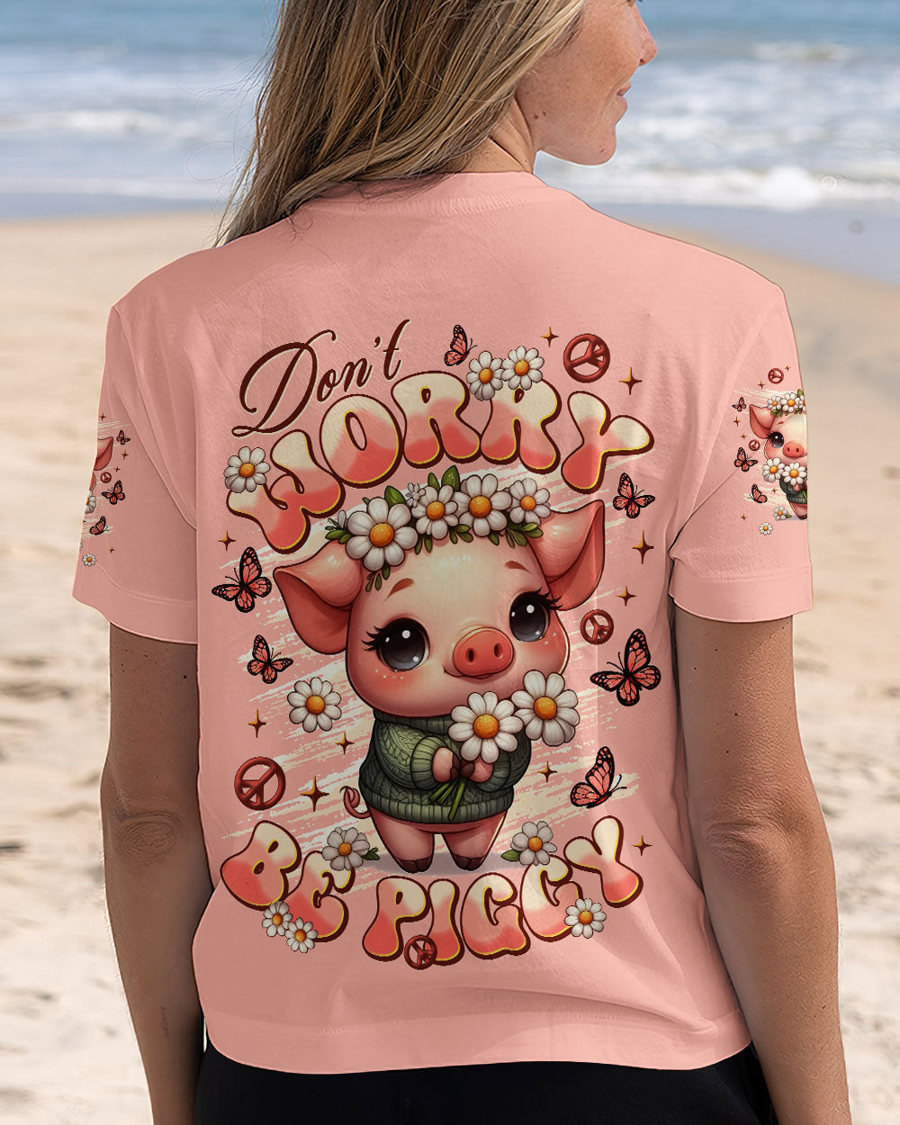 DON'T WORRY BE PIGGY PIG ALL OVER PRINT - TLNT1507254