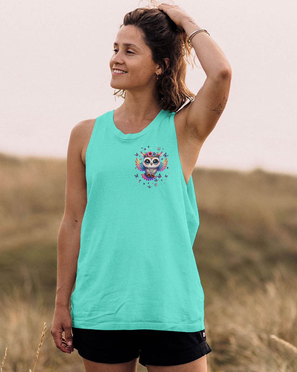WHISPER WORDS OF WISDOM LET IT BE OWL ALL OVER PRINT  - TLNT1508253