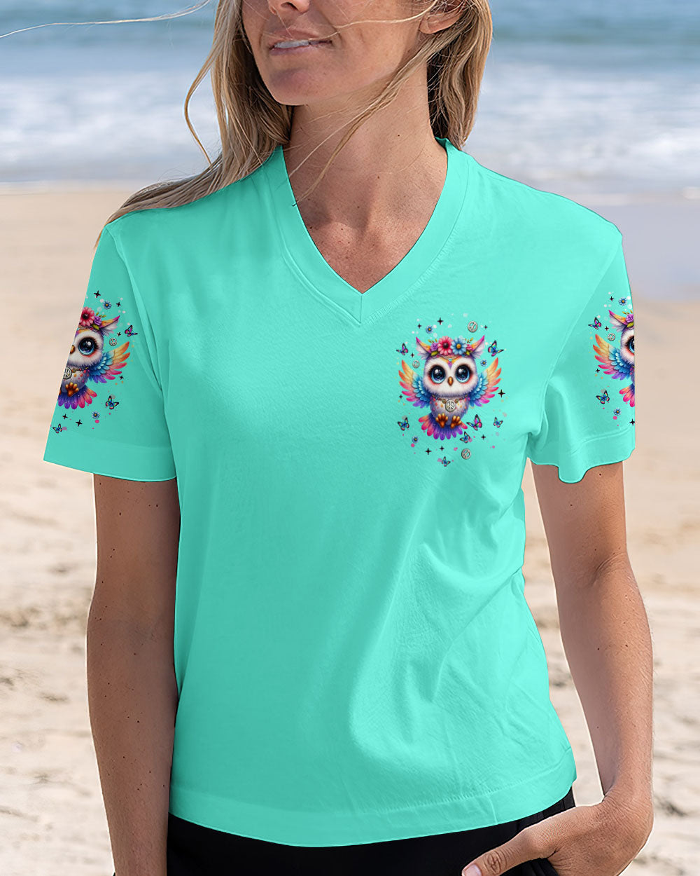 WHISPER WORDS OF WISDOM LET IT BE OWL ALL OVER PRINT  - TLNT1508253