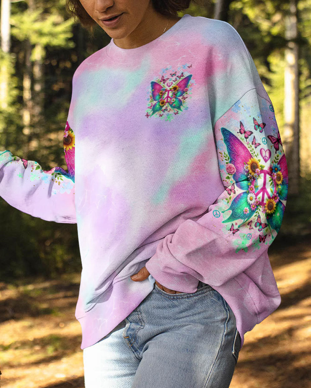 DON'T STOP BELIEVING WINGS BUTTERFLY ALL OVER PRINT - TLNT1511245