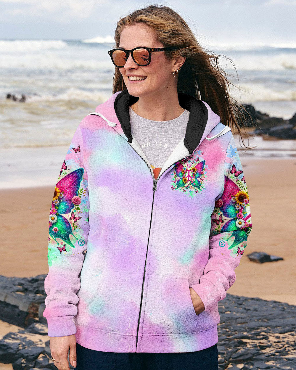DON'T STOP BELIEVING WINGS BUTTERFLY ALL OVER PRINT - TLNT1511245