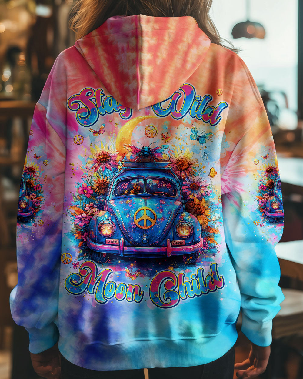 STAY WILD MOON CHILD CAR ALL OVER PRINT - TLNT1608243