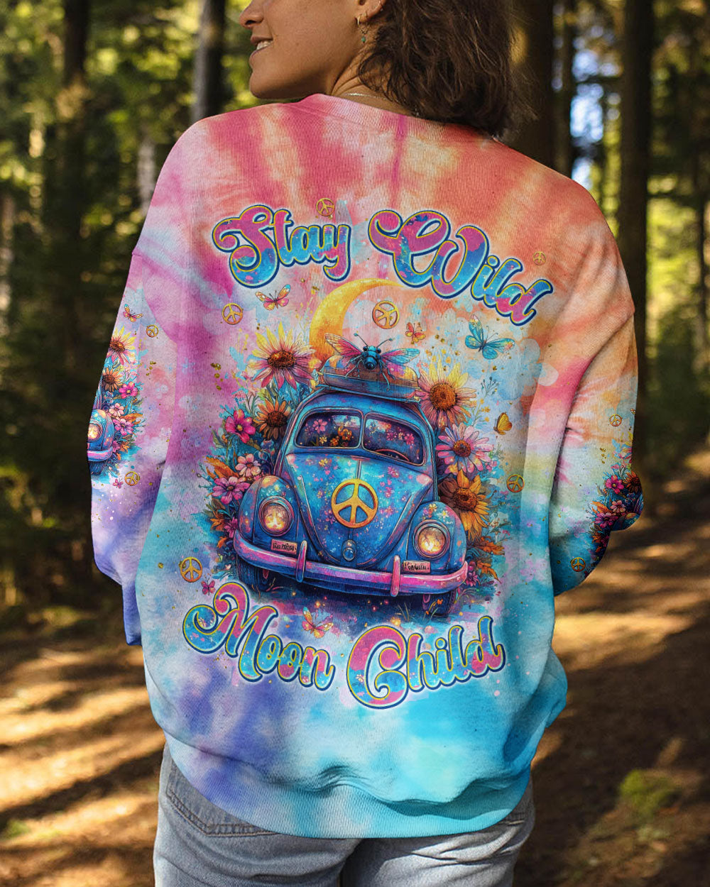 STAY WILD MOON CHILD CAR ALL OVER PRINT - TLNT1608243