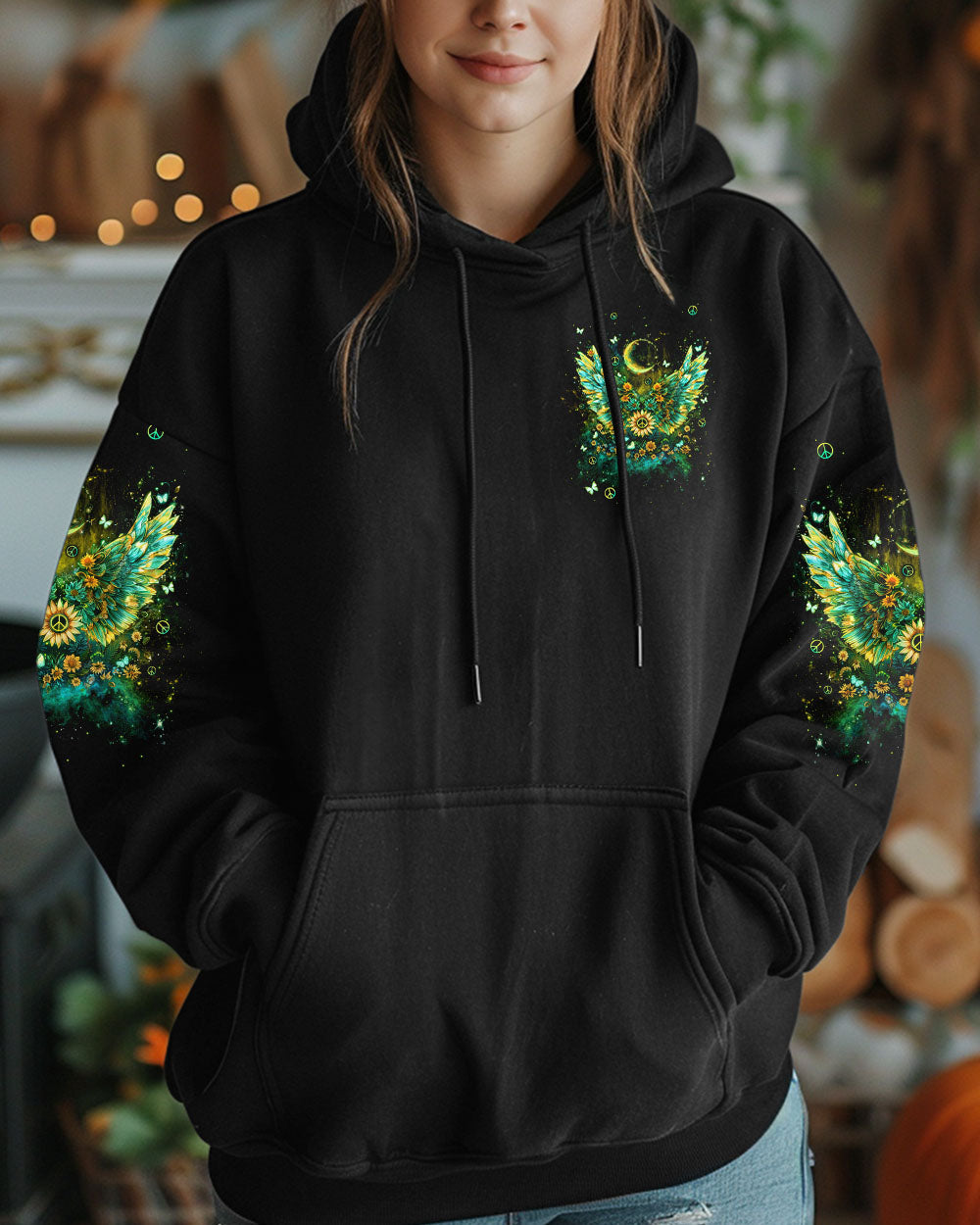 I BELIEVE THERE ARE ANGELS AMONG US WINGS ALL OVER PRINT - TLNT1612243