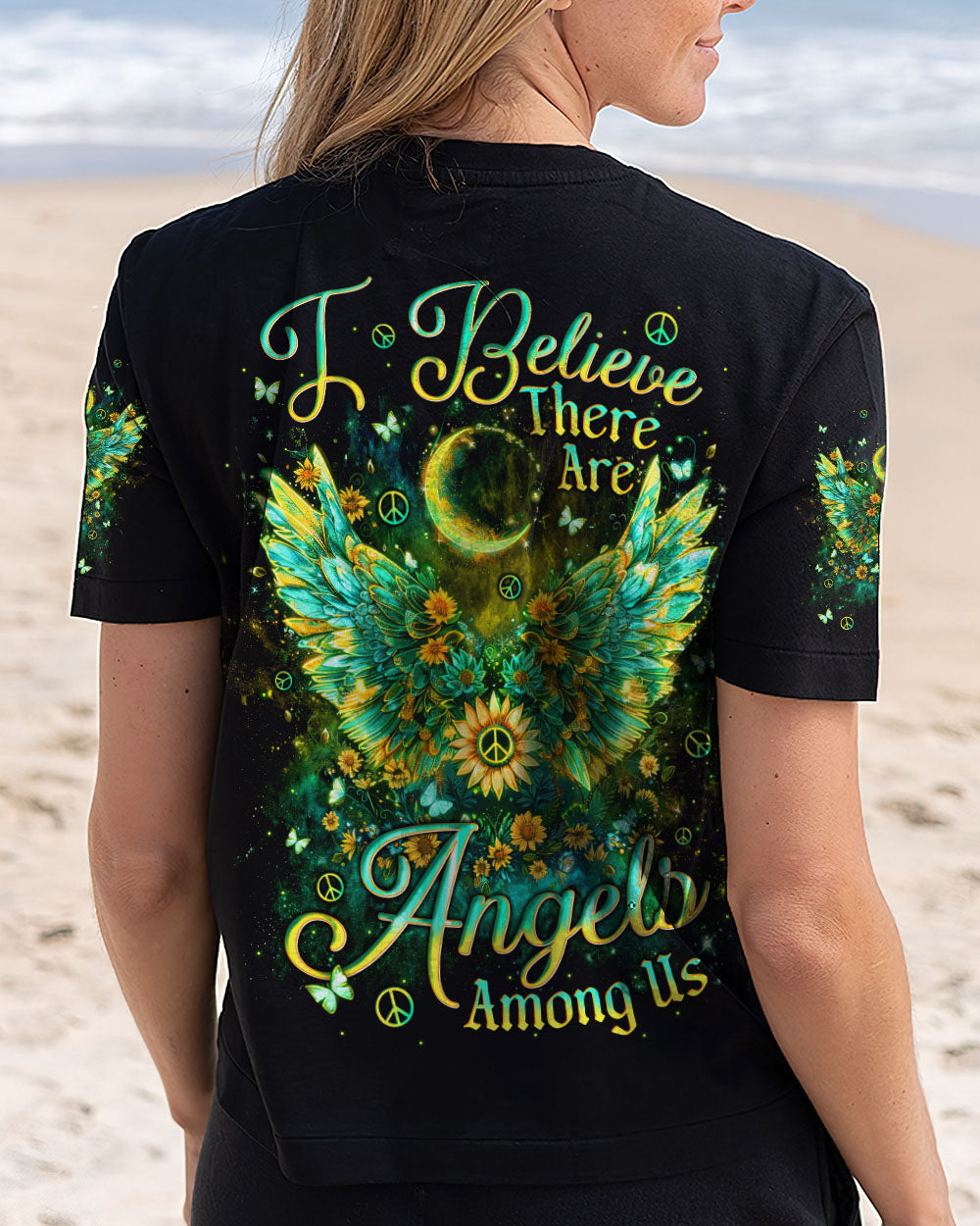 I BELIEVE THERE ARE ANGELS AMONG US WINGS ALL OVER PRINT - TLNT1612243