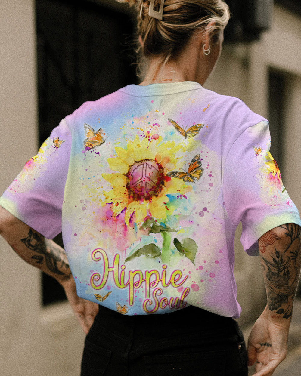 HIPPIE SOUL SUNFLOWER ALL OVER PRINT - TLNT1701243