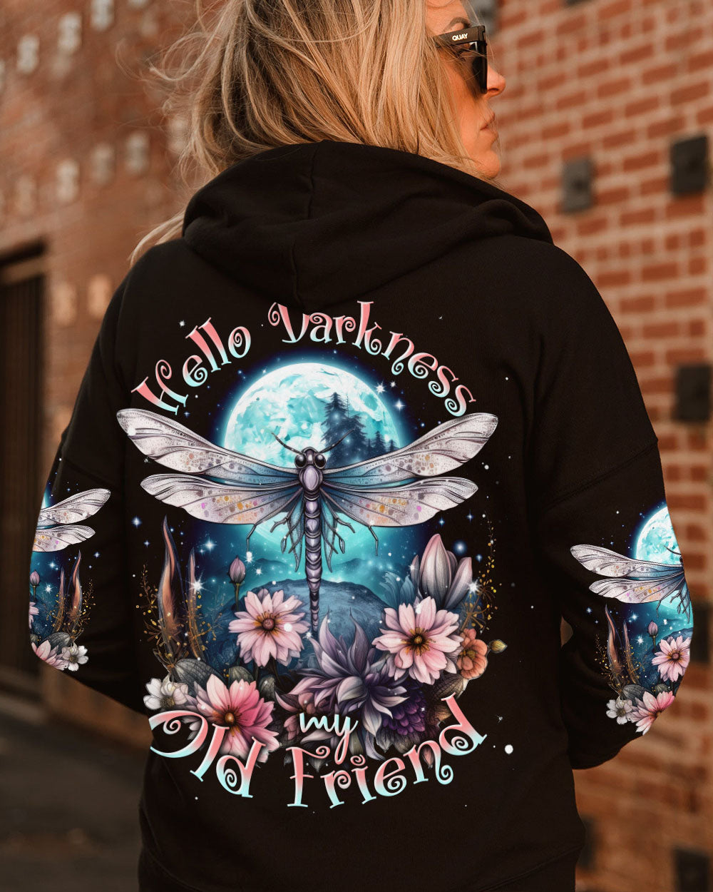 HELLO DARKNESS MY OLD FRIEND DRAGONFLY ALL OVER PRINT - TLNT1707233