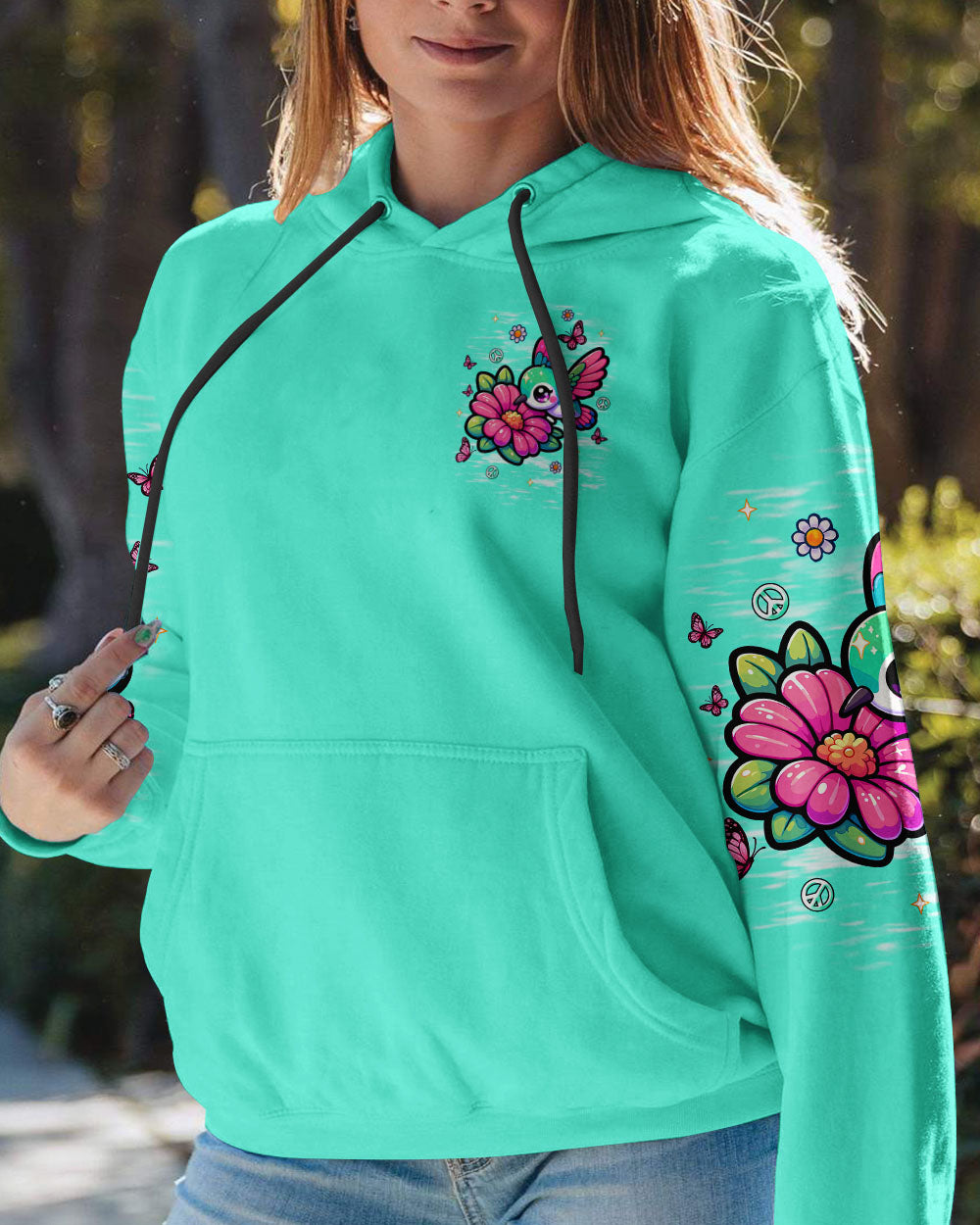 TINY BUT MIGHTY HUMMINGBIRD ALL OVER PRINT - TLNT1709253