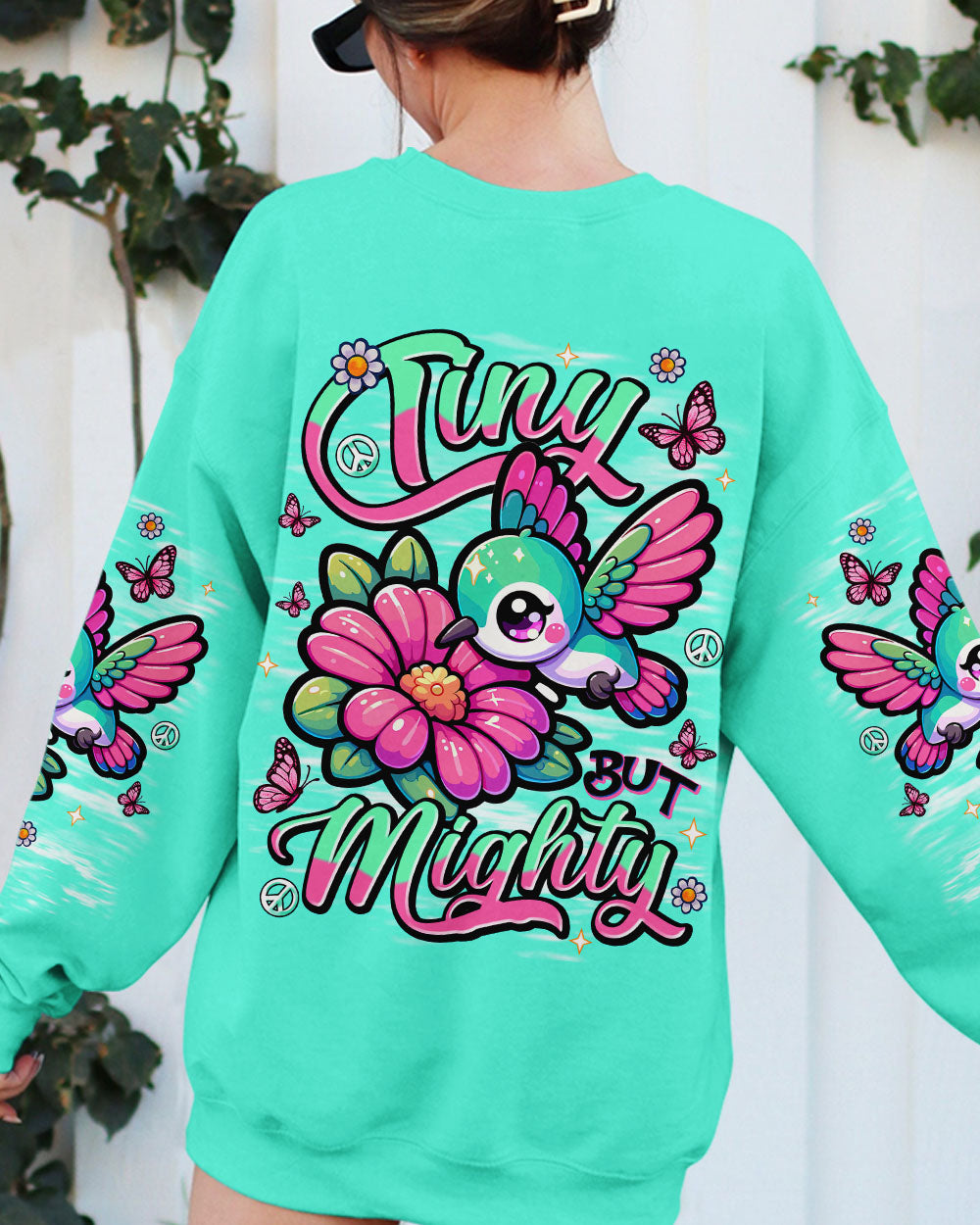 TINY BUT MIGHTY HUMMINGBIRD ALL OVER PRINT - TLNT1709253