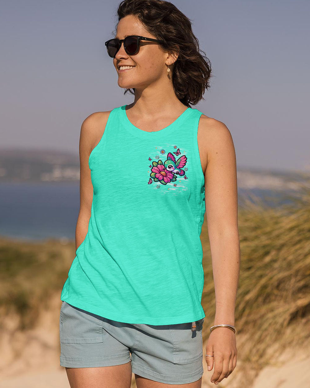 TINY BUT MIGHTY HUMMINGBIRD ALL OVER PRINT - TLNT1709253