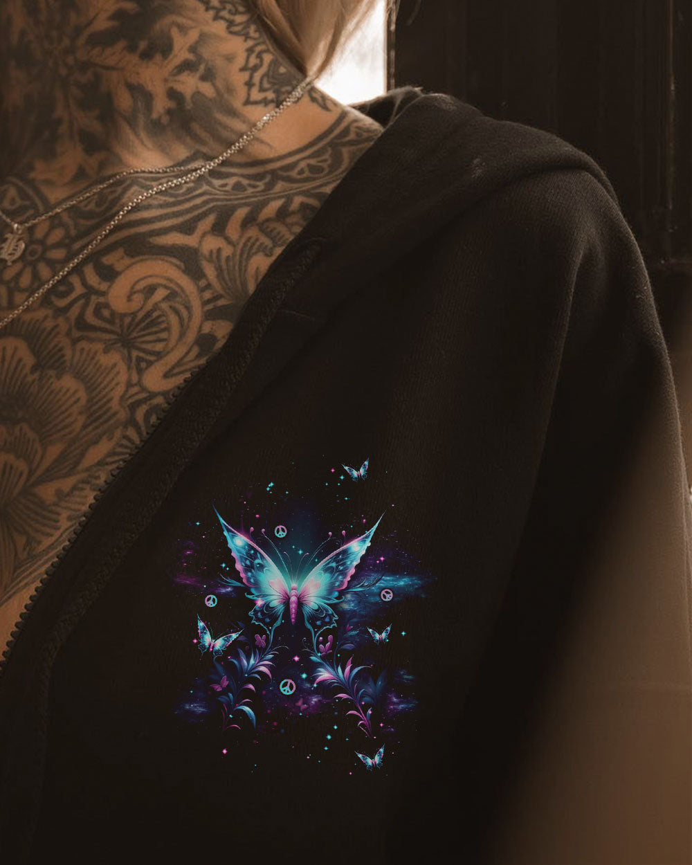 I BELIEVE THERE ARE ANGELS AMONG US BUTTERFLY ALL OVER PRINT - TLNT1801243