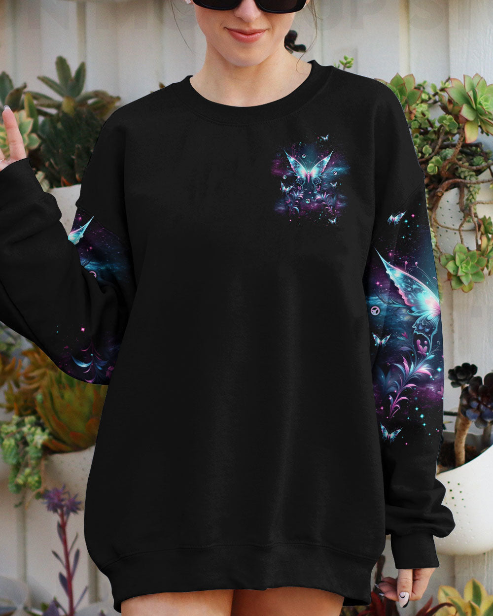 I BELIEVE THERE ARE ANGELS AMONG US BUTTERFLY ALL OVER PRINT - TLNT1801243