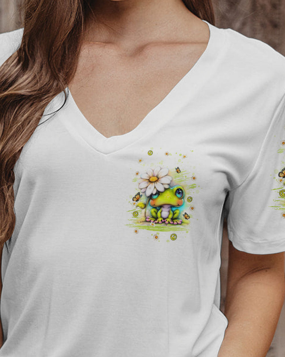WHISPER WORDS OF WISDOM LET IT BE FROG ALL OVER PRINT  - TLNT1806253