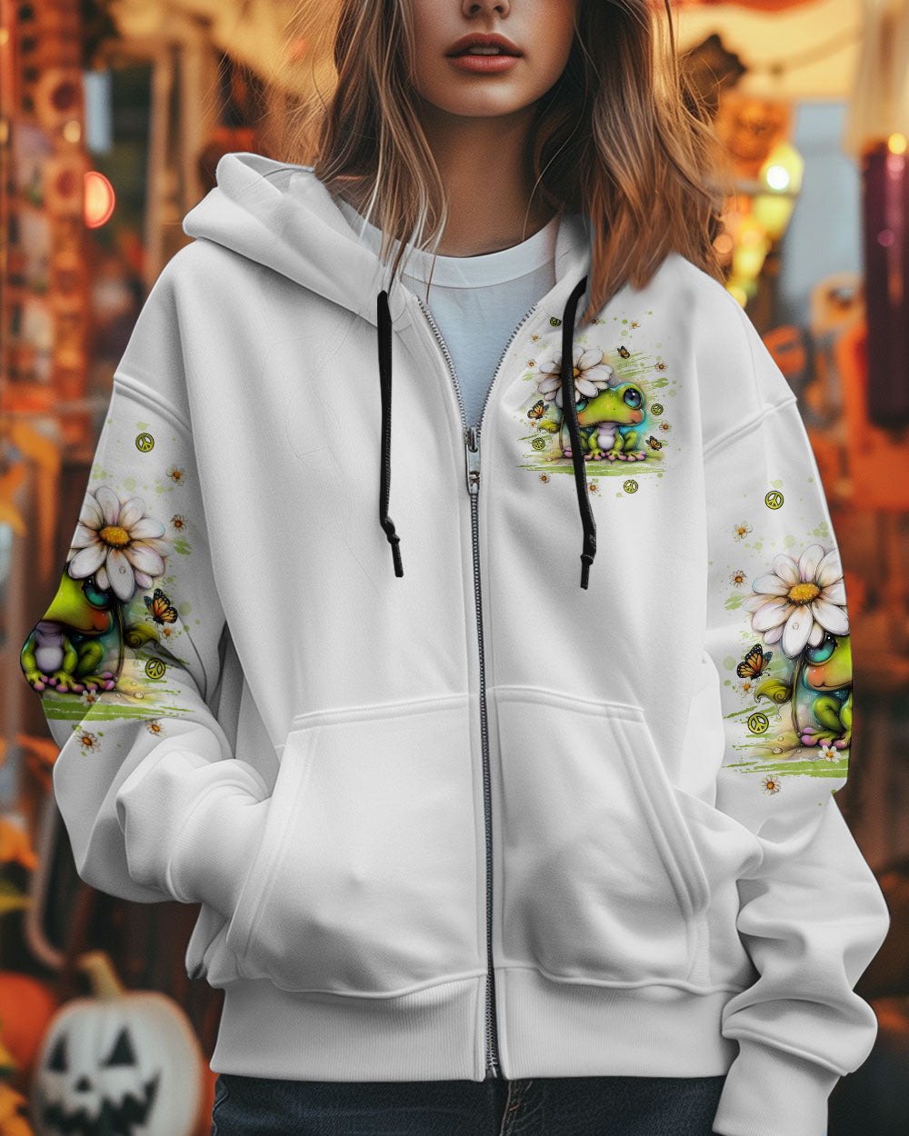 WHISPER WORDS OF WISDOM LET IT BE FROG ALL OVER PRINT  - TLNT1806253