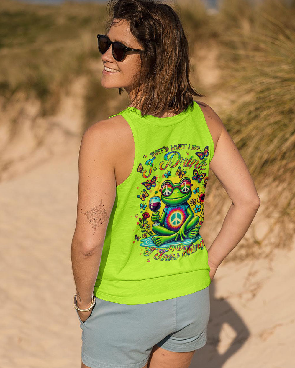 I DRINK AND I KNOW THINGS FROG ALL OVER PRINT - TLNT1907243