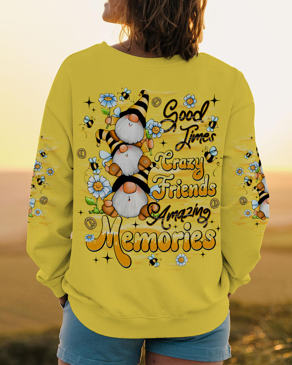 GOOD TIMES CRAZY FRIEND GNOME ALL OVER PRINT  - TLNT2008251