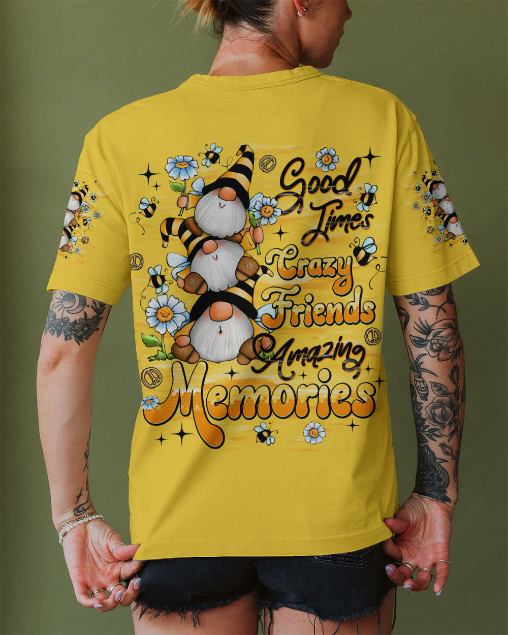 GOOD TIMES CRAZY FRIEND GNOME ALL OVER PRINT  - TLNT2008251