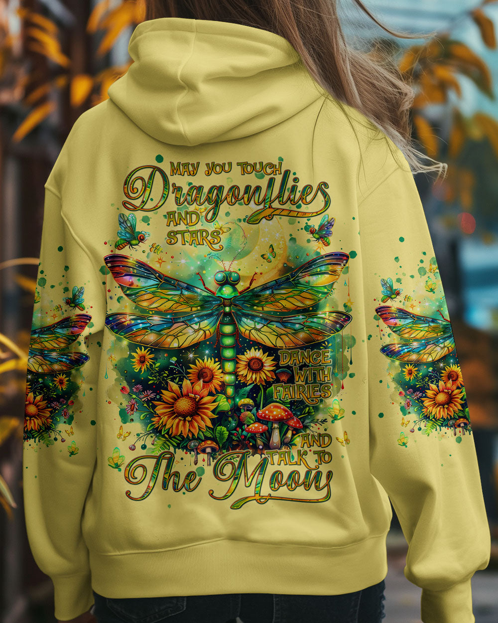 MAY YOU TOUCH DRAGONFLIES AND STARS ALL OVER PRINT - TLNT2009243