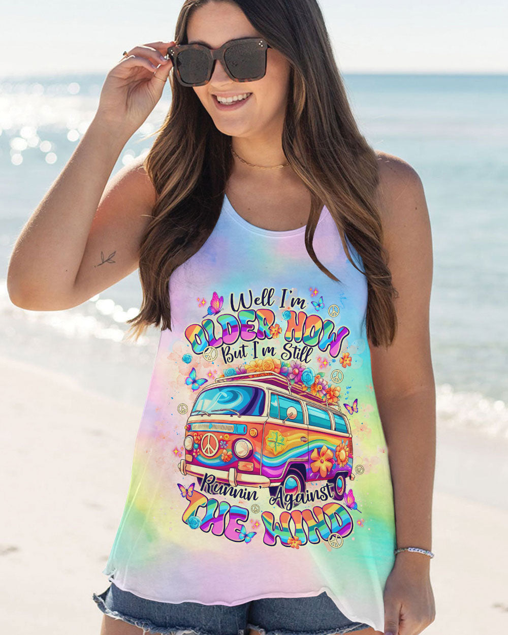 RUNNING AGAINST THE WIND BUS TIE DYE  ALL OVER PRINT - TLNT2101253