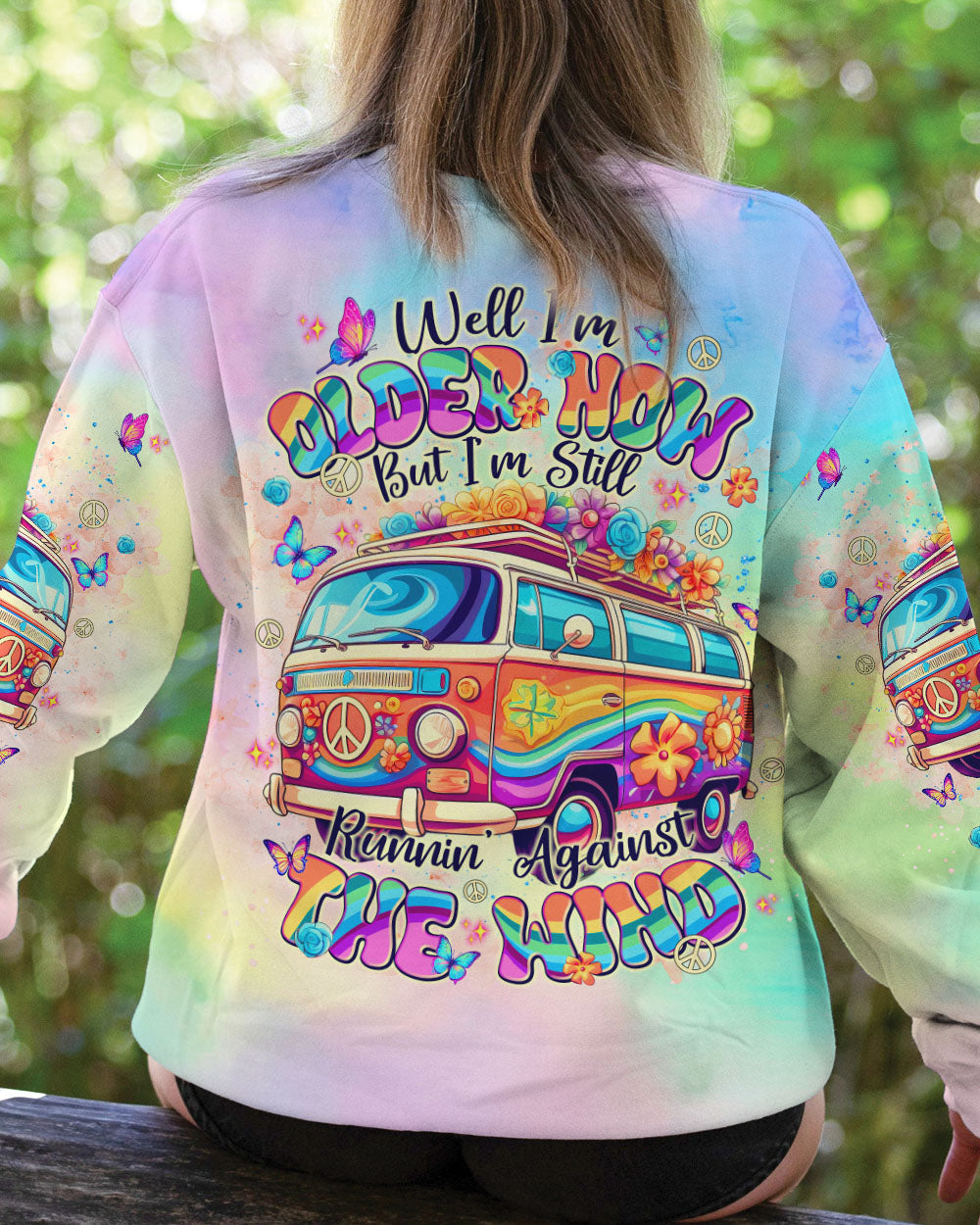 RUNNING AGAINST THE WIND BUS TIE DYE  ALL OVER PRINT - TLNT2101253