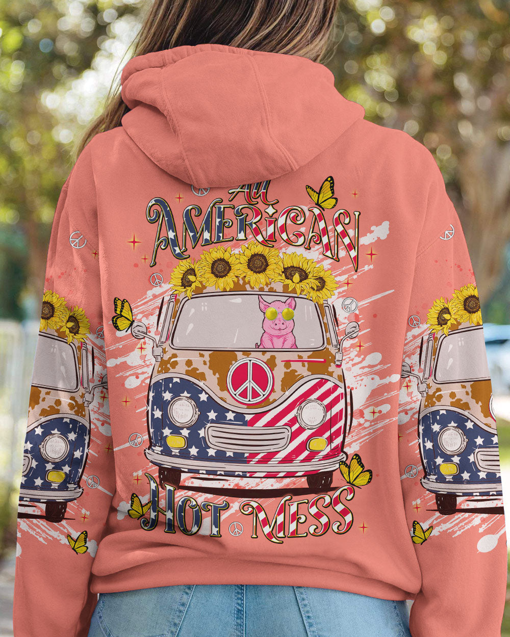 ALL AMERICAN HOT MESS HIPPIE BUS  ALL OVER PRINT - TLNT2105245