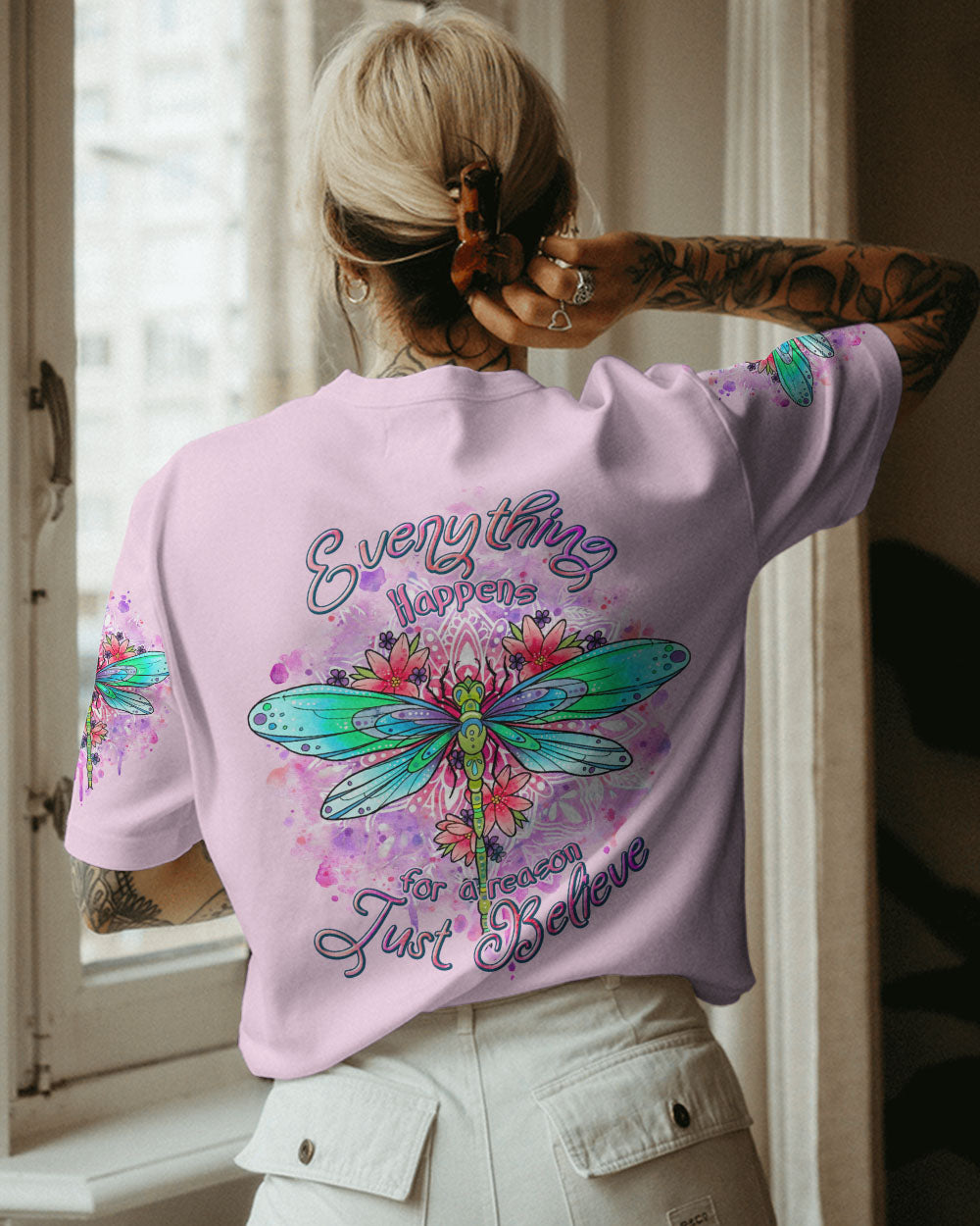 JUST BELIEVE DRAGONFLY ALL OVER PRINT - TLNT2106232