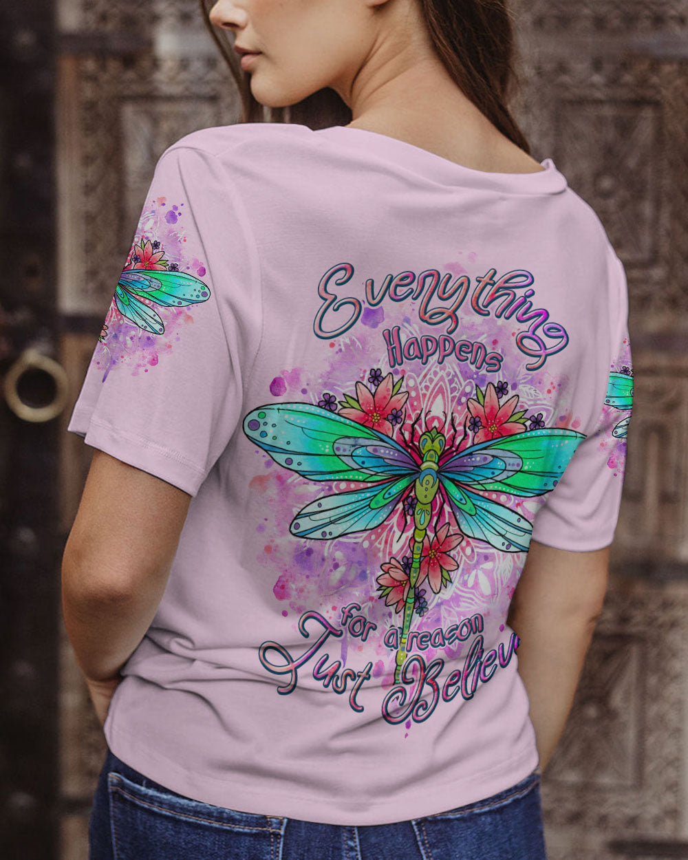 JUST BELIEVE DRAGONFLY ALL OVER PRINT - TLNT2106232