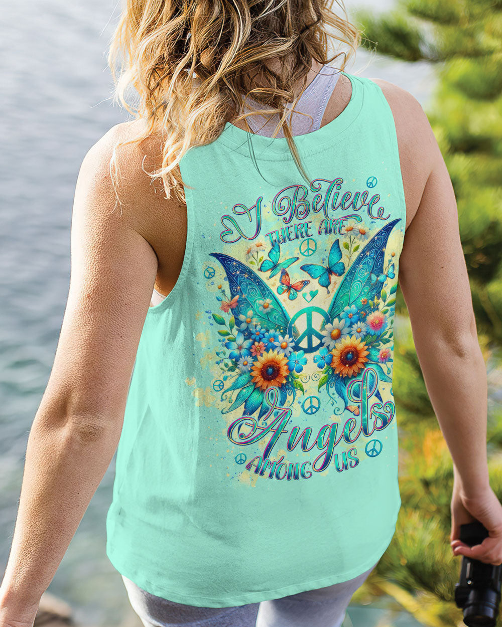 I BELIEVE THERE ARE ANGELS AMONG US WINGS ALL OVER PRINT - TLNT2108243