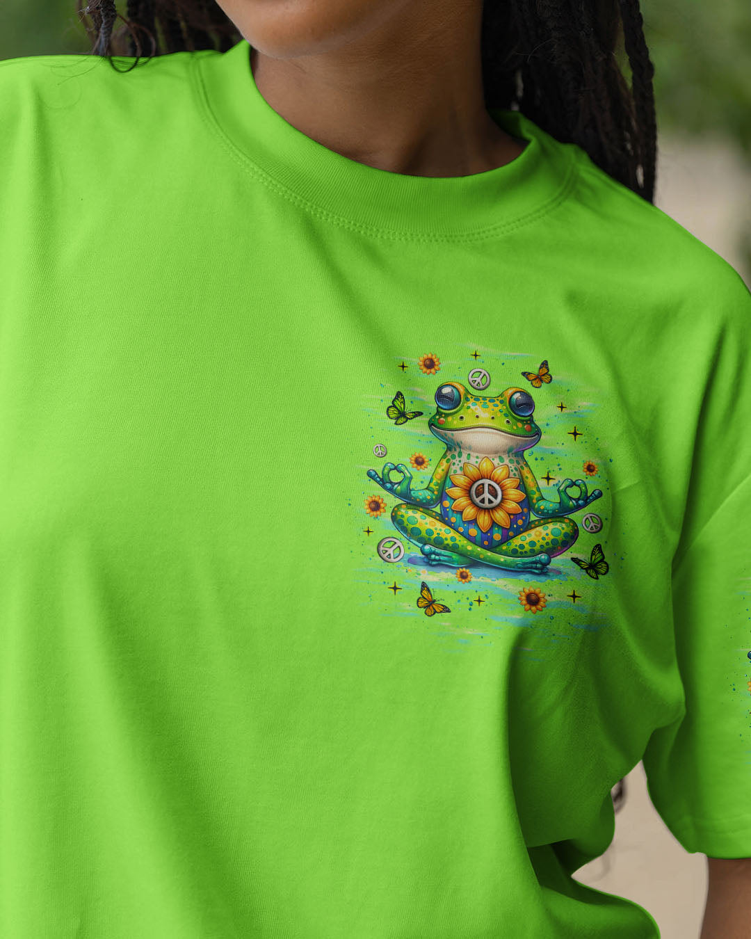 LET THE GOOD TIMES ROLL FROG ALL OVER PRINT  - TLNT2108254