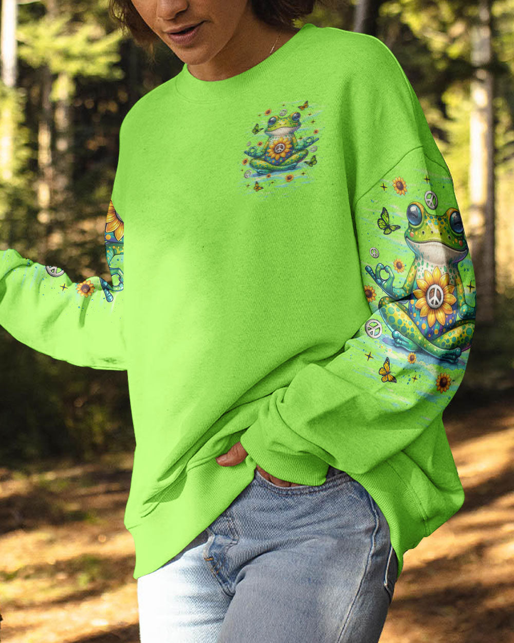 LET THE GOOD TIMES ROLL FROG ALL OVER PRINT  - TLNT2108254