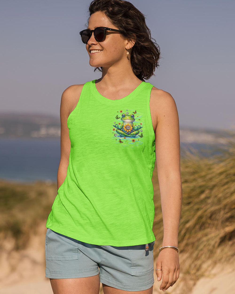 LET THE GOOD TIMES ROLL FROG ALL OVER PRINT  - TLNT2108254
