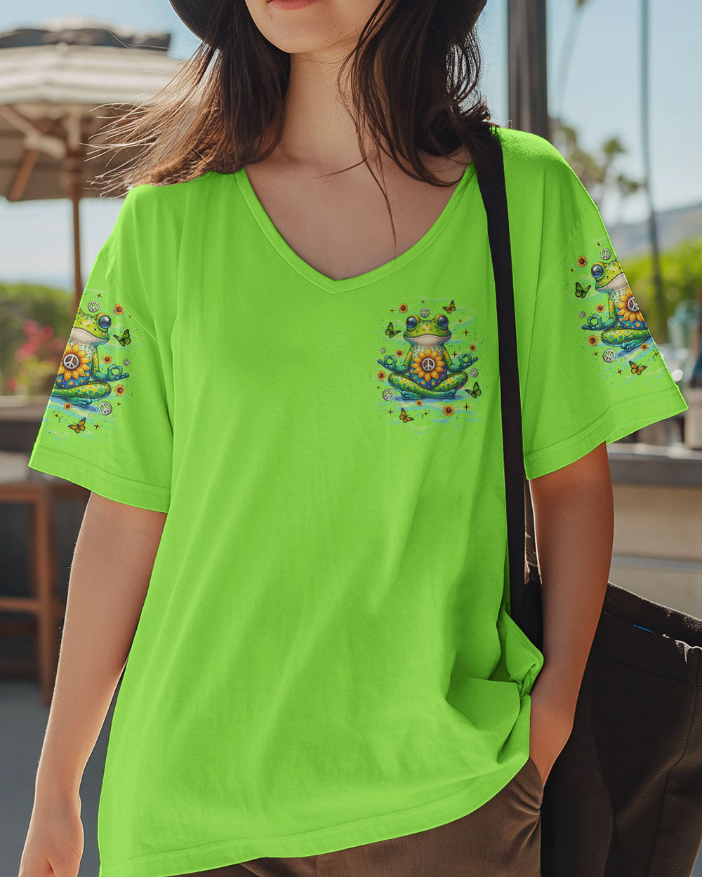 LET THE GOOD TIMES ROLL FROG ALL OVER PRINT  - TLNT2108254