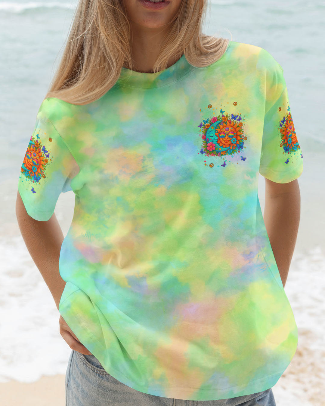 STAY WILD MOON CHILD TIE DYE ALL OVER PRINT - TLNT2204252