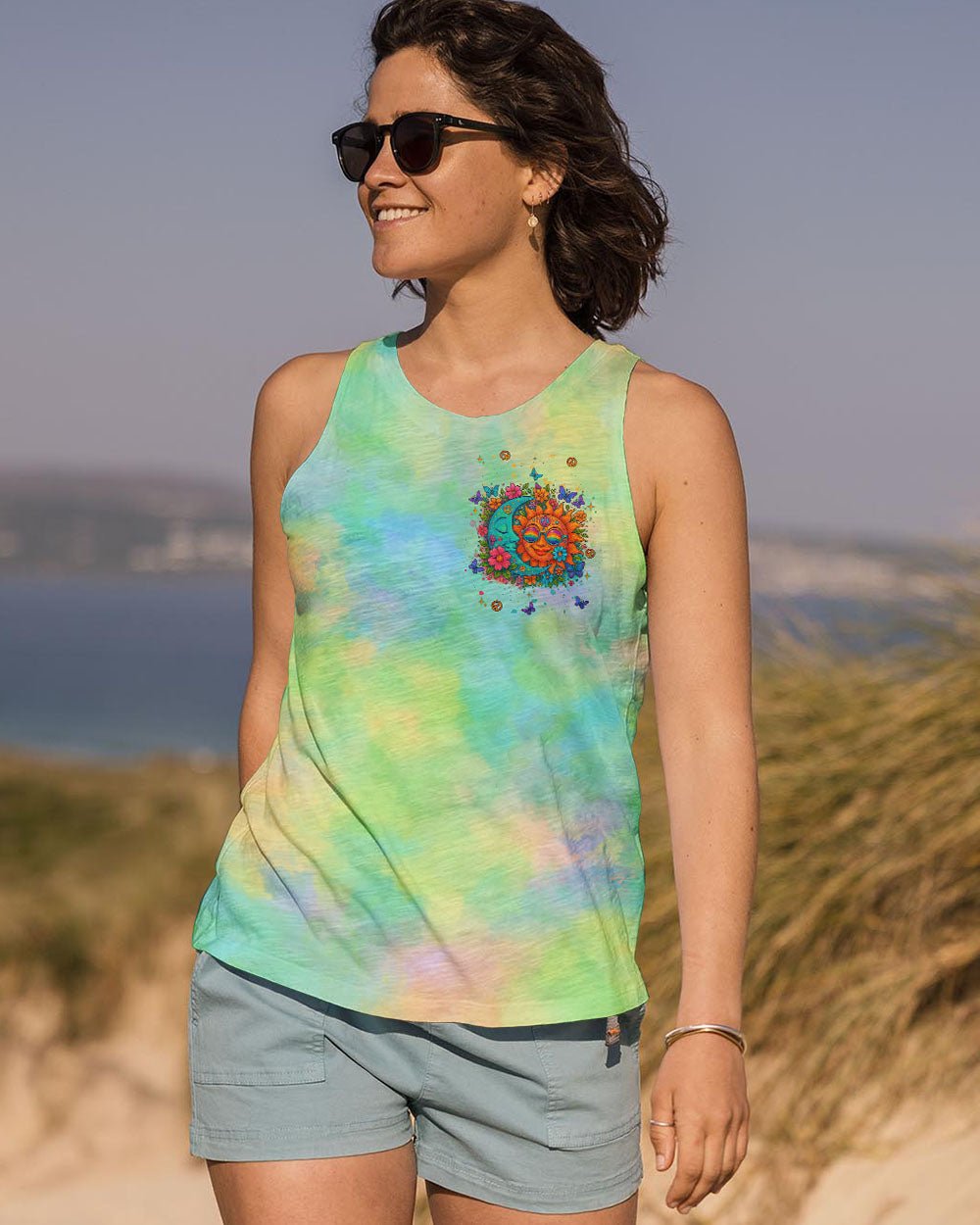 STAY WILD MOON CHILD TIE DYE ALL OVER PRINT - TLNT2204252